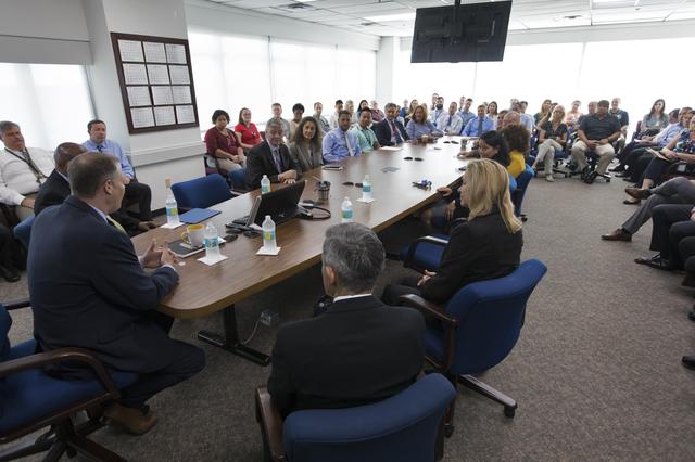 NASA image: NASA Administrator Jim Bridenstine Visits KSC - SSPF