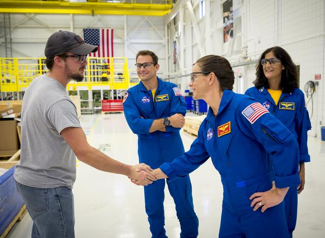 NASA image: Starliner Astronauts Visit Kennedy Space Center