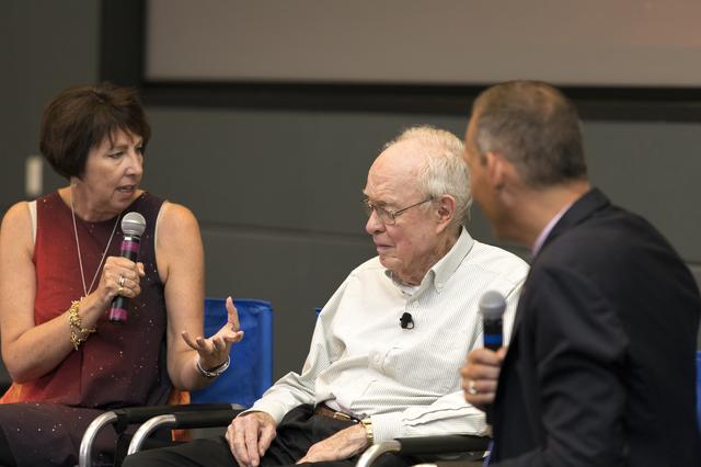 NASA image: Dr. Eugene Parker Speaks to Media