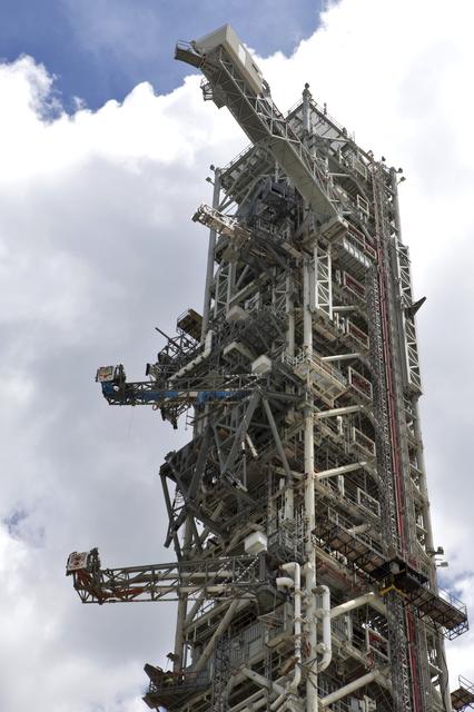 NASA image: Mobile Launch Crew Access Arm Swing Test