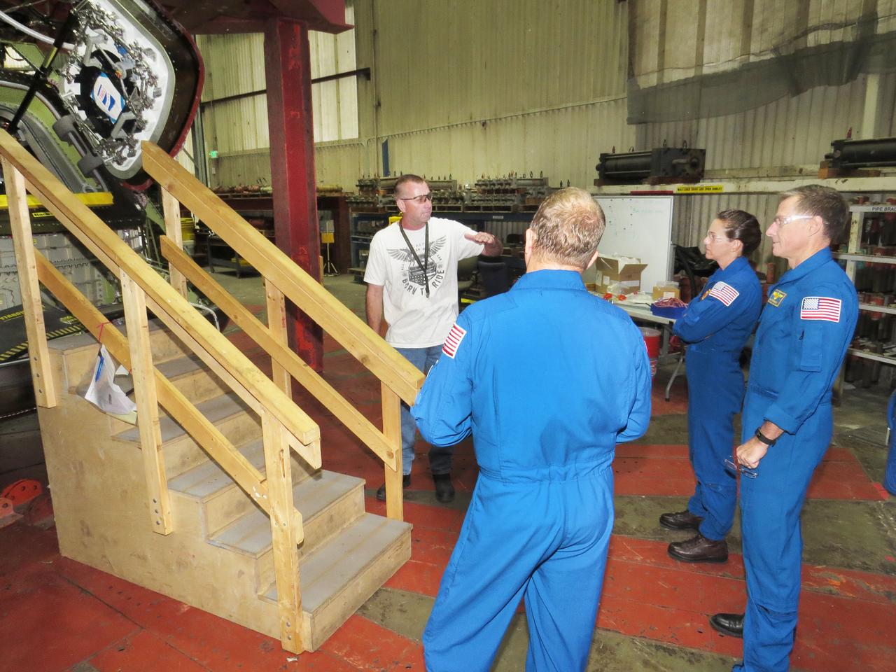 Commercial crew astronauts Eric Boe, Chris Ferguson and Nicole Mann recently toured Boeing’s spacecraft testing facilities in Huntington Beach and El Segundo, Calif. All three astronauts will fly on Boeing’s CST-100 Starliner in an upcoming Crew Flight Test to the International Space Station. Structural testing in Huntington Beach confirms the spacecraft can withstand the pressures it will experience during flight. Environmental qualification testing in El Segundo ensures the spacecraft can withstand the extreme environments of space.