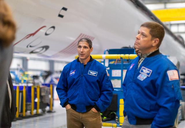 NASA image: CCP Astronauts Tour SpaceX Facility