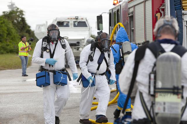 NASA image: SpaceX Triage Training at Pad A