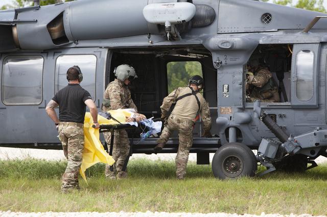 NASA image: SpaceX Triage Training at Pad A