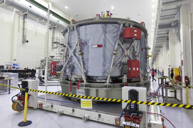 NASA image: Orion EM-1 European Service Module Unbagged
