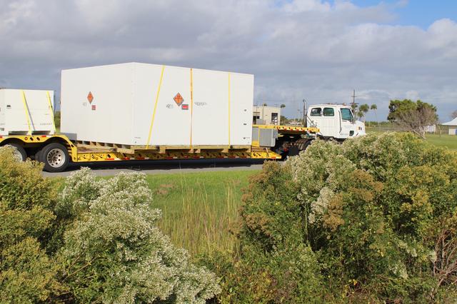 NASA image: Boeing & ULA's Atlas V Hardware LVA and Aeroskirt Arrives at CCA