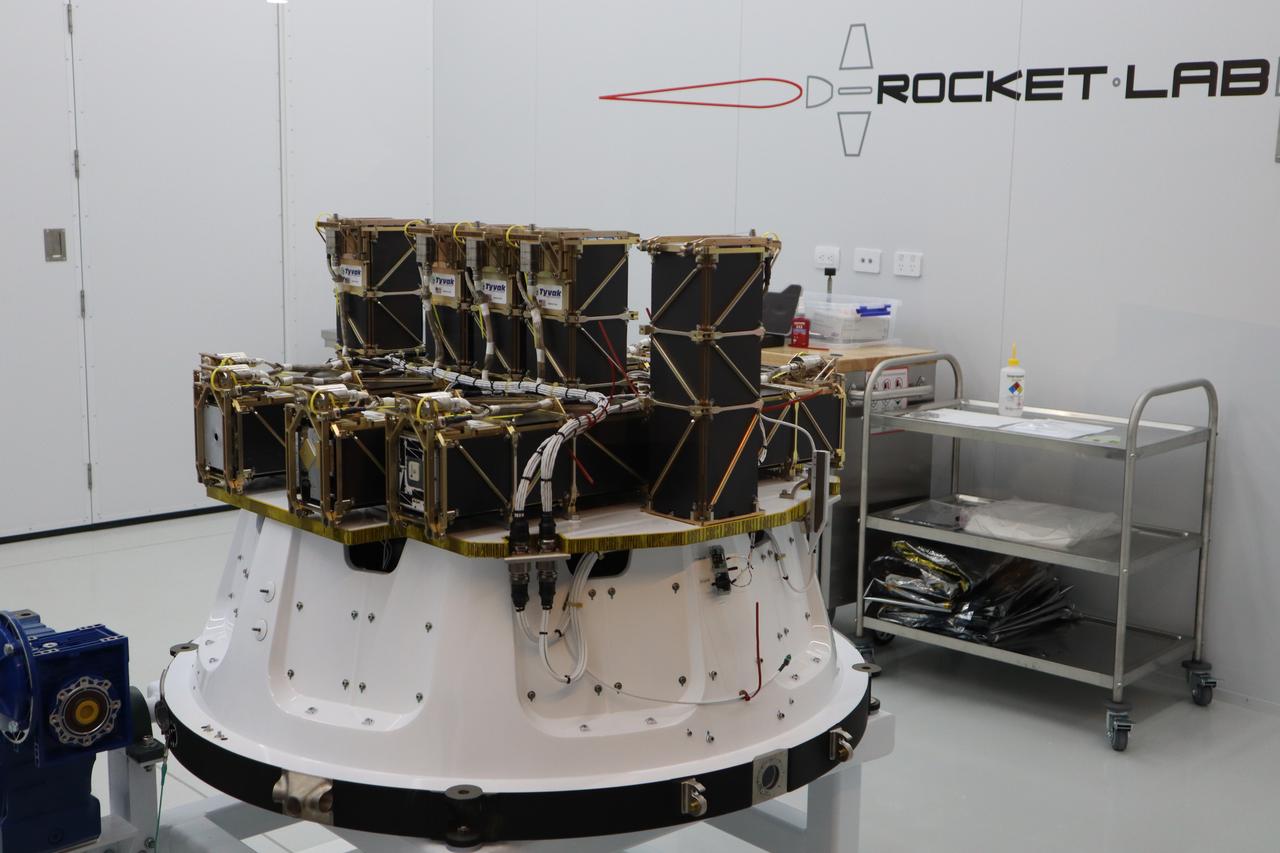 The Educational Launch of Nanosatellites 19 (ELaNa 19) payload is prepared to be encapsulated inside the Rocket Lab Electron rocket payload fairing on Dec. 1, 2018, at the company’s facility in New Zealand. The ELaNa 19 payload comprises 10 CubeSats selected through NASA’s CubeSat Launch Initiative. The liftoff marks the debut of the agency’s innovative Venture Class Launch Services (VCLS) effort. Managed by NASA’s Launch Services Program at Kennedy Space Center in Florida, VCLS was developed to offer small payloads dedicated rides to space.