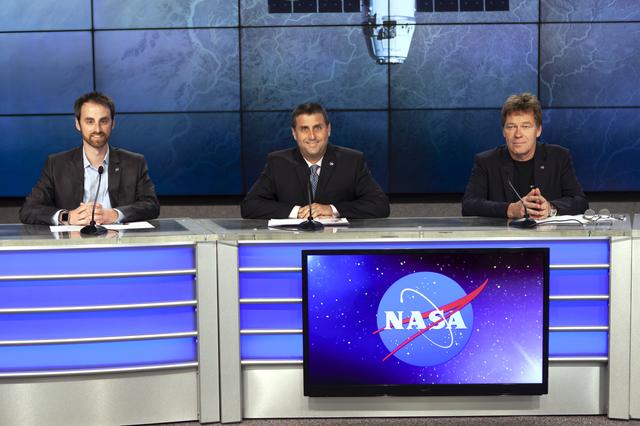 NASA image: SpaceX CRS-16 Post Launch News Conference