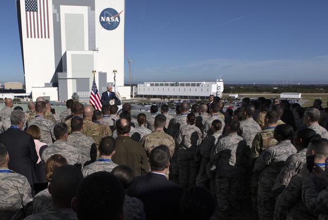 NASA image: Vice President Mike Pence Visits KSC