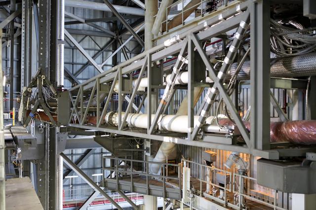 NASA image: Mobile Launcher CSITU Swing Testing in VAB