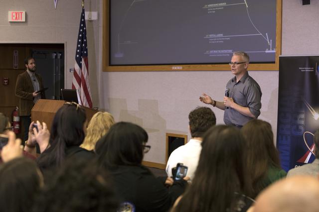 NASA image: Participants in NASA Social Briefing Learn About SpaceX Demo-1 M