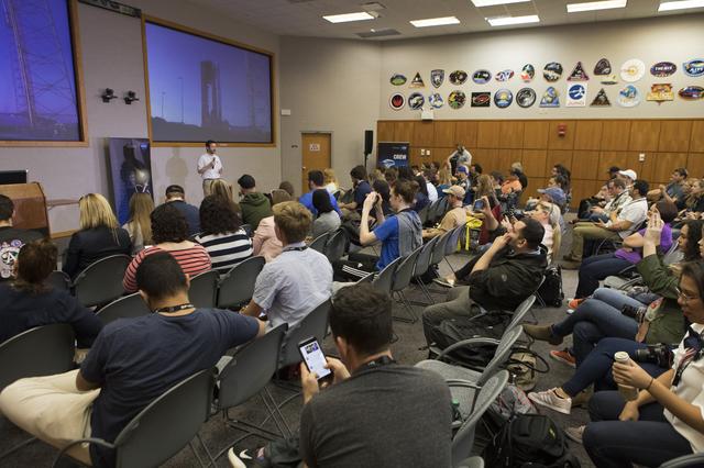 NASA image: Participants in NASA Social Briefing Learn About SpaceX Demo-1 M