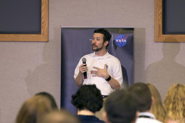 NASA image: Participants in NASA Social Briefing Learn About SpaceX Demo-1 M