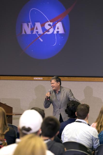 NASA image: Participants in NASA Social Briefing Learn About SpaceX Demo-1 M