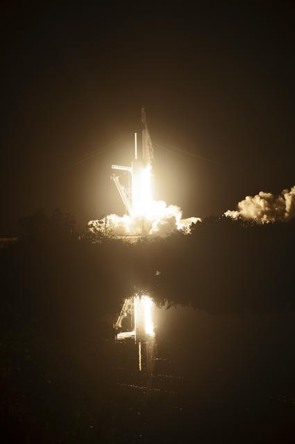 NASA image: SpaceX Demo-1 Liftoff