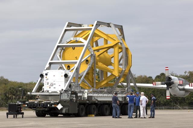 NASA image: Guppy Fit Check for Orion EM-1
