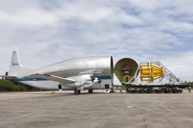 NASA image: Guppy Fit Check for Orion EM-1