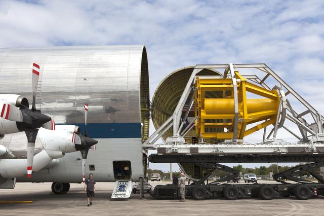 NASA image: Guppy Fit Check for Orion EM-1