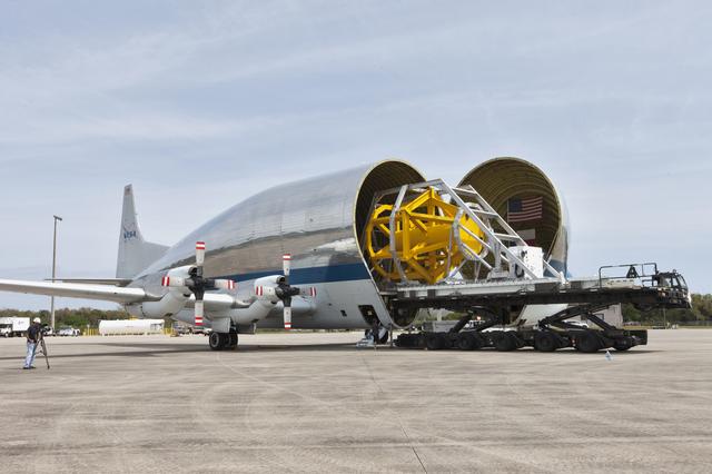 NASA image: Guppy Fit Check for Orion EM-1