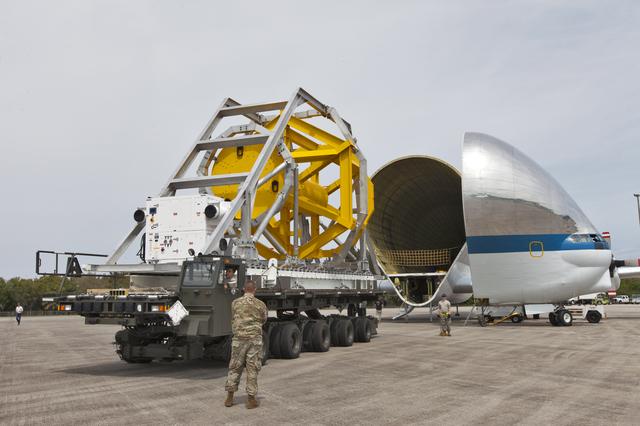 NASA image: Guppy Fit Check for Orion EM-1