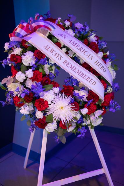 NASA image: Wreath Laying for Astronaut Owen Garriott