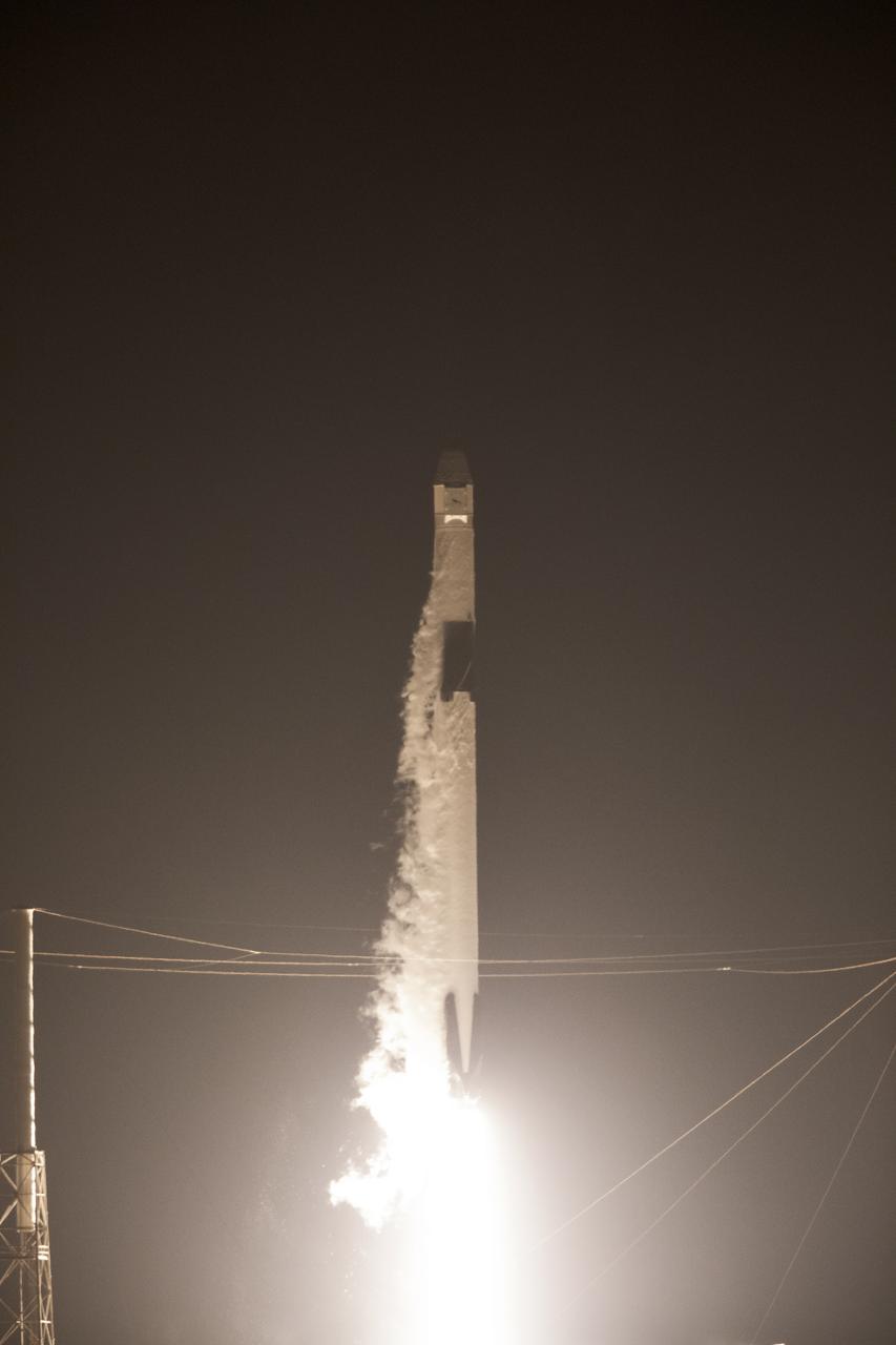 The SpaceX Falcon 9 rocket with the Dragon cargo module lifts off Space Launch Complex 40 on Cape Canaveral Air Force Station in Florida in the early morning May 4, 2019. Liftoff was at 2:48 a.m. EDT. This is SpaceX’s 17th Commercial Resupply Services (CRS-17) mission for NASA to the International Space Station. The Dragon cargo module will deliver about 5,500 pounds of science and research, crew supplies and vehicle hardware to the orbital laboratory and its crew.