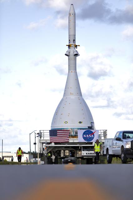 NASA image: Launch Abort System Roll to Pad