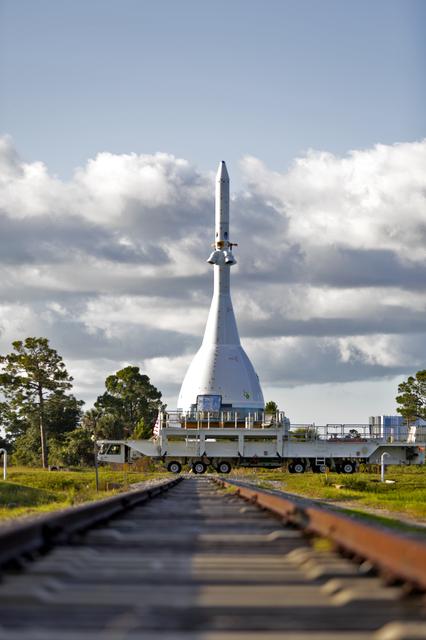 NASA image: Launch Abort System Roll to Pad