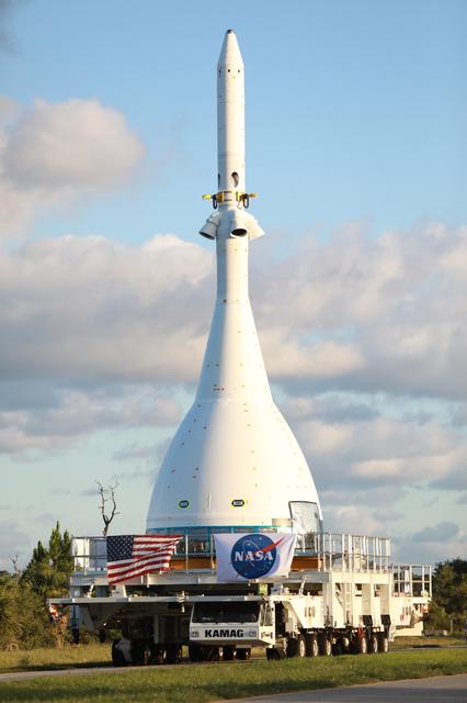 NASA image: Launch Abort System Roll to Pad