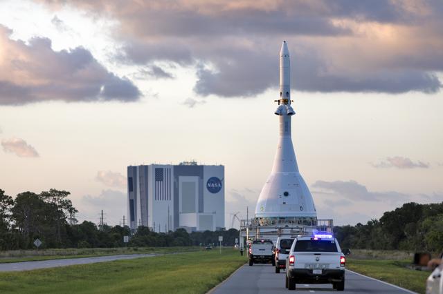 NASA image: Launch Abort System Roll to Pad