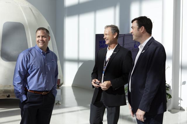 NASA image: NASA Administrator Jim Bridenstine Tours Blue Origin Facility