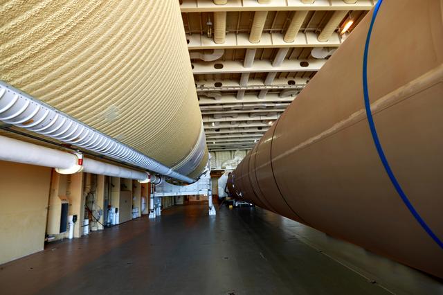 NASA image: CCP Boeing CFT Booster Arrival