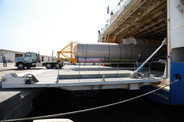 NASA image: CCP Boeing CFT Booster Offload