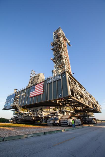 NASA image: Mobile Launcher Move to Pad