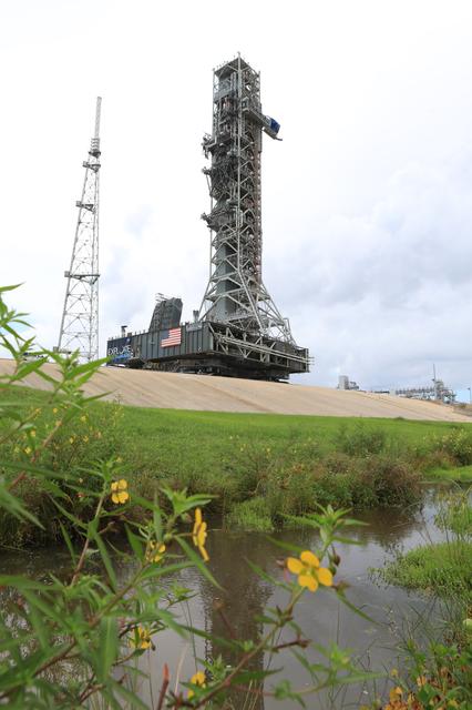 NASA image: Mobile Launcher Move to Pad
