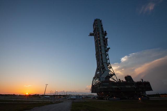 NASA image: Mobile Launcher Move to Pad