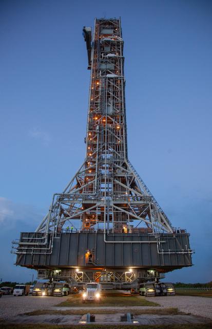 NASA image: Mobile Launcher Move to Pad