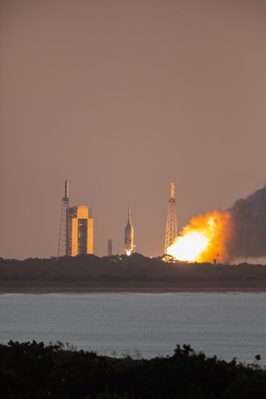A fully functional Launch Abort System (LAS) with a test version of Orion attached, launches on NASA’s Ascent Abort-2 (AA-2) atop a Northrop Grumman provided booster on July 2, 2019, at 7 a.m. EDT, from Launch Pad 46 at Cape Canaveral Air Force Station in Florida. During AA-2, the booster will send the LAS and Orion to an altitude of 31,000 feet, traveling at Mach 1.15 (more than 1,000 mph). The LAS’ three motors will work together to pull the crew module away from the booster and prepare it for splashdown in the Atlantic Ocean. The flight test will prove that the abort system can pull crew to safety in the unlikely event of an emergency during ascent.