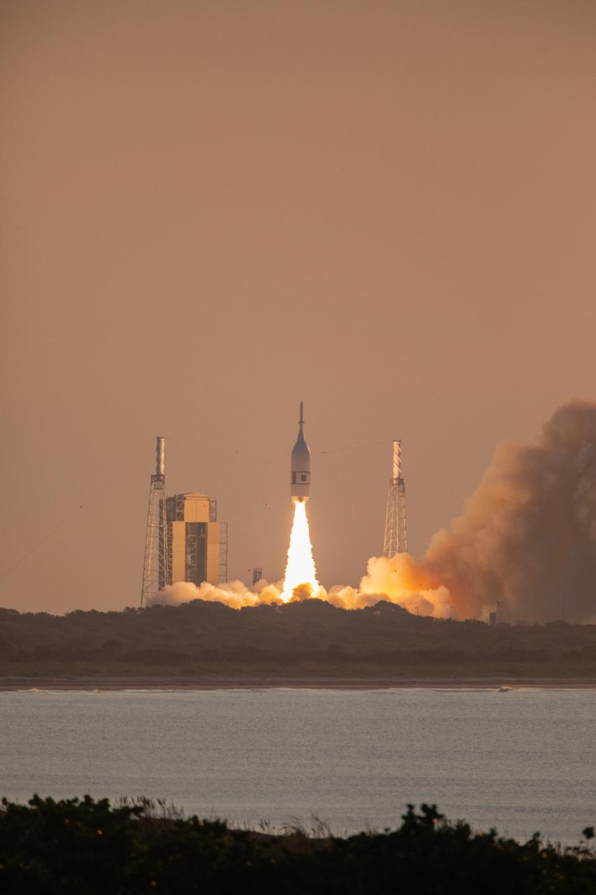A fully functional Launch Abort System (LAS) with a test version of Orion attached, launches on NASA’s Ascent Abort-2 (AA-2) atop a Northrop Grumman provided booster on July 2, 2019, at 7 a.m. EDT, from Launch Pad 46 at Cape Canaveral Air Force Station in Florida. During AA-2, the booster will send the LAS and Orion to an altitude of 31,000 feet, traveling at Mach 1.15 (more than 1,000 mph). The LAS’ three motors will work together to pull the crew module away from the booster and prepare it for splashdown in the Atlantic Ocean. The flight test will prove that the abort system can pull crew to safety in the unlikely event of an emergency during ascent.