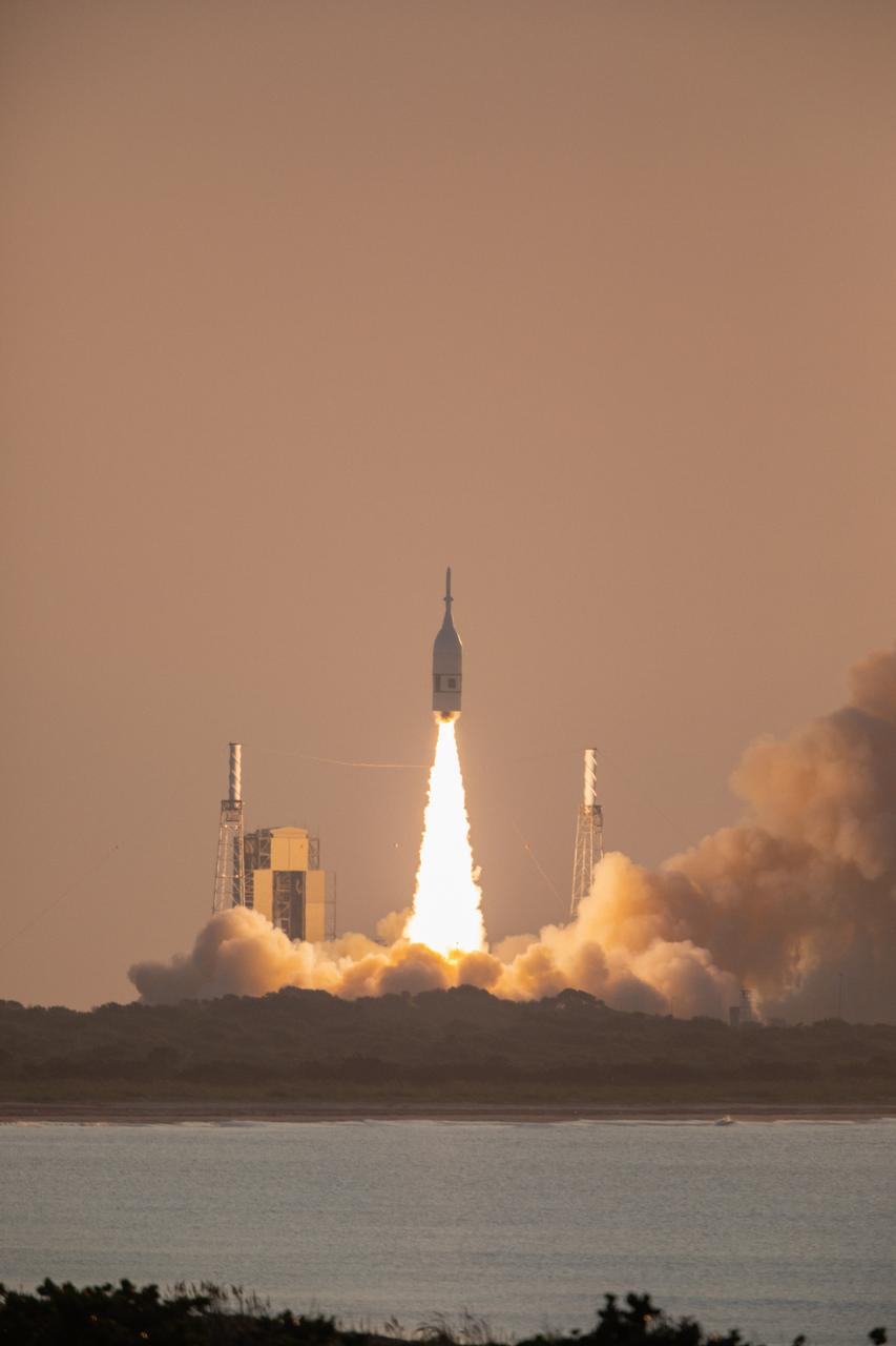 A fully functional Launch Abort System (LAS) with a test version of Orion attached, launches on NASA’s Ascent Abort-2 (AA-2) atop a Northrop Grumman provided booster on July 2, 2019, at 7 a.m. EDT, from Launch Pad 46 at Cape Canaveral Air Force Station in Florida. During AA-2, the booster will send the LAS and Orion to an altitude of 31,000 feet, traveling at Mach 1.15 (more than 1,000 mph). The LAS’ three motors will work together to pull the crew module away from the booster and prepare it for splashdown in the Atlantic Ocean. The flight test will prove that the abort system can pull crew to safety in the unlikely event of an emergency during ascent.