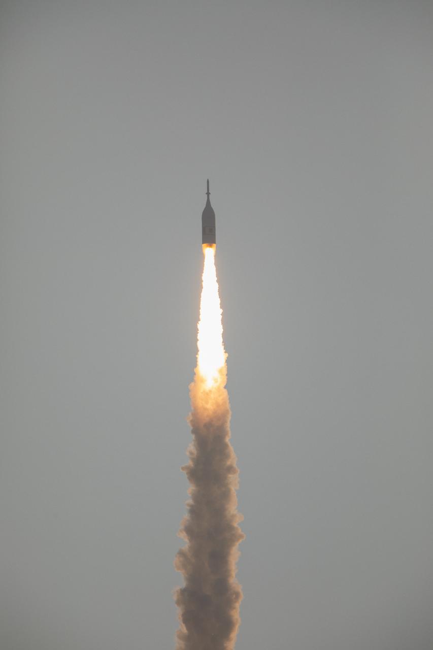 A fully functional Launch Abort System (LAS) with a test version of Orion attached, launches on NASA’s Ascent Abort-2 (AA-2) atop a Northrop Grumman provided booster on July 2, 2019, at 7 a.m. EDT, from Launch Pad 46 at Cape Canaveral Air Force Station in Florida. During AA-2, the booster will send the LAS and Orion to an altitude of 31,000 feet, traveling at Mach 1.15 (more than 1,000 mph). The LAS’ three motors will work together to pull the crew module away from the booster and prepare it for splashdown in the Atlantic Ocean. The flight test will prove that the abort system can pull crew to safety in the unlikely event of an emergency during ascent.