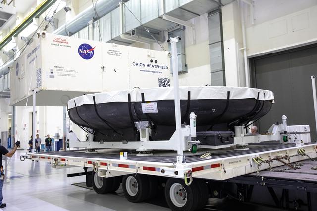 NASA image: Artemis-2 Heat Shield Arrival