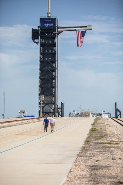 NASA image: Apollo 11 50th Anniversary "Return to Pad" with Michael Collins