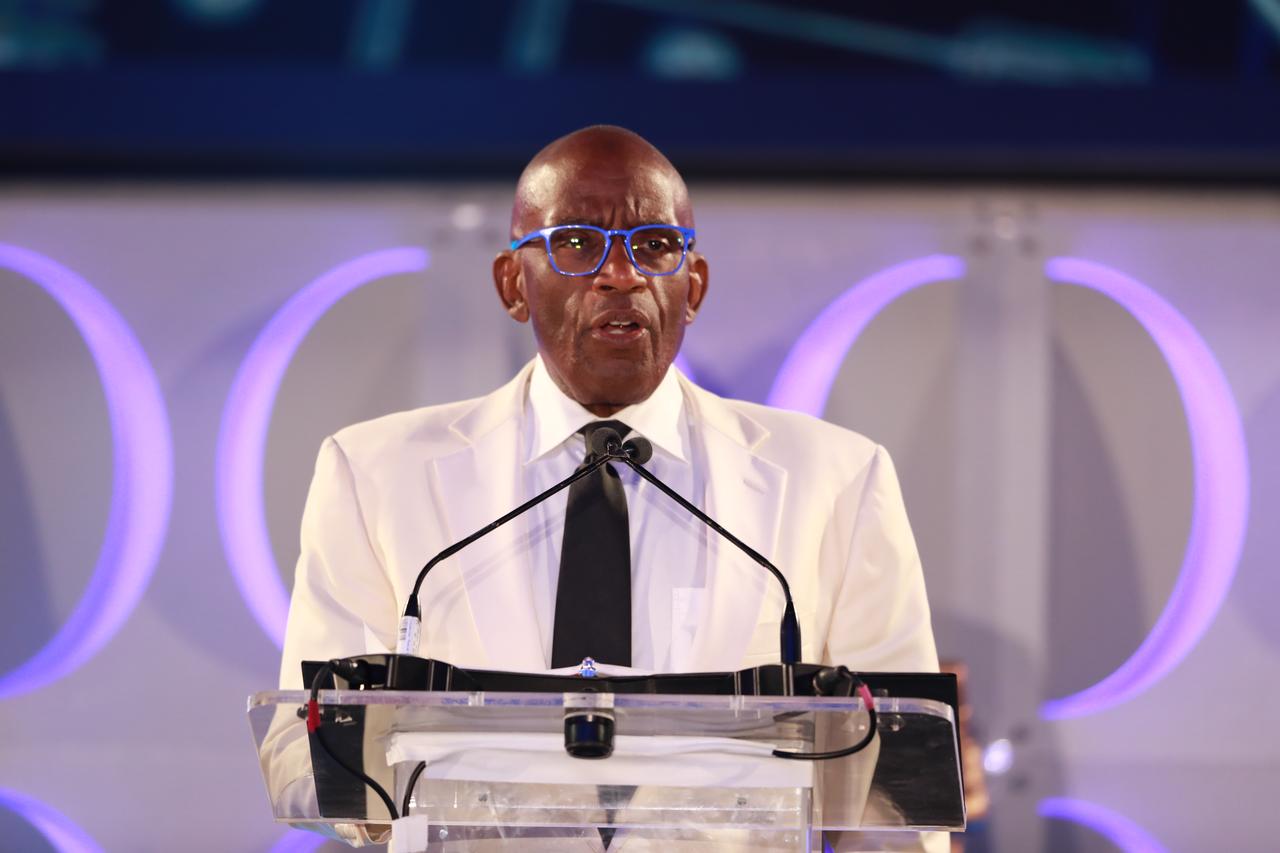 Al Roker, NBC TODAY Show co-host and weatherman, serves as the emcee for the Apollo 11 50th Gala, presented by Northrop Grumman, inside the Apollo/Saturn V Center at the Kennedy Space Center Visitor Complex on July 16, 2019.