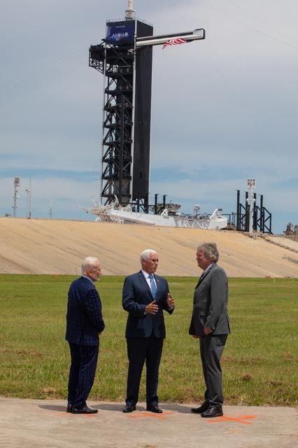 Vice President Pence at Kennedy for Apollo 11 Landing 50th Anniv