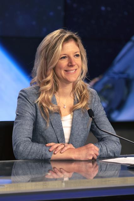 NASA image: SpaceX CRS-18 PreLaunch News Conference