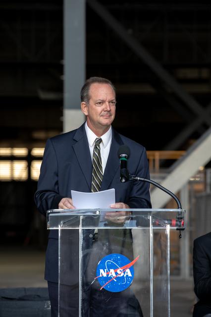 NASA image: Media Event with Northrop Grumman at VAB Highbay 2