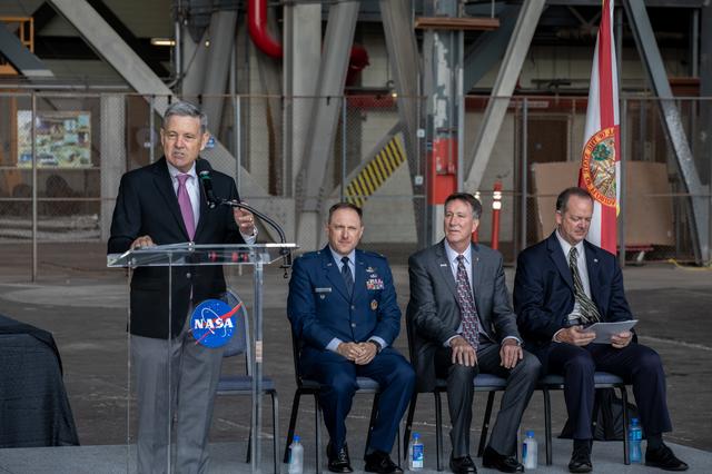 NASA image: Media Event with Northrop Grumman at VAB Highbay 2