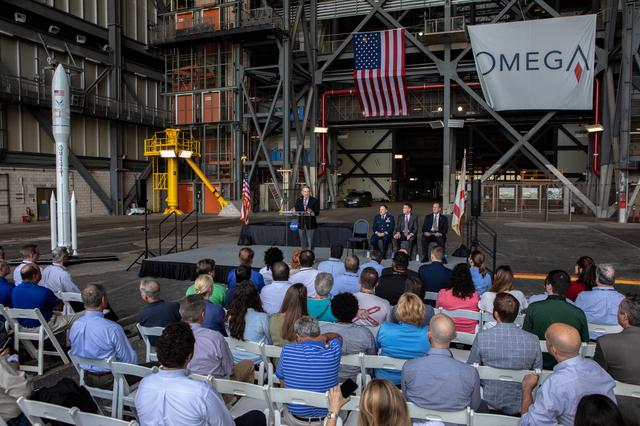 NASA image: Media Event with Northrop Grumman at VAB Highbay 2