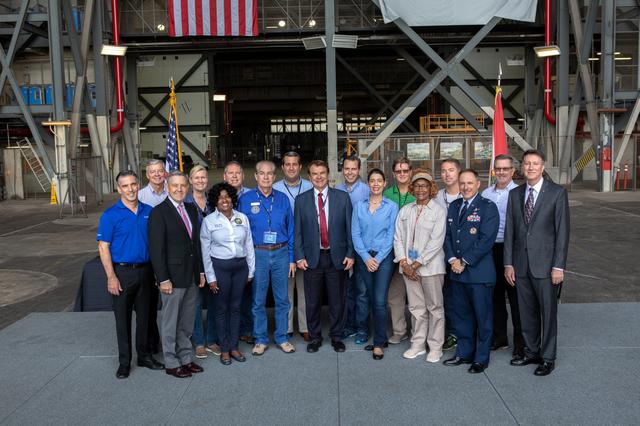 NASA image: Media Event with Northrop Grumman at VAB Highbay 2
